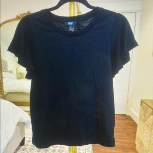 PAIGE Women's Classic Black Short Sleeve Tee